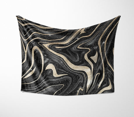 Liquid Marble Abstract  Custom Design Novelty Fleece Mink Blanket Throw Gift