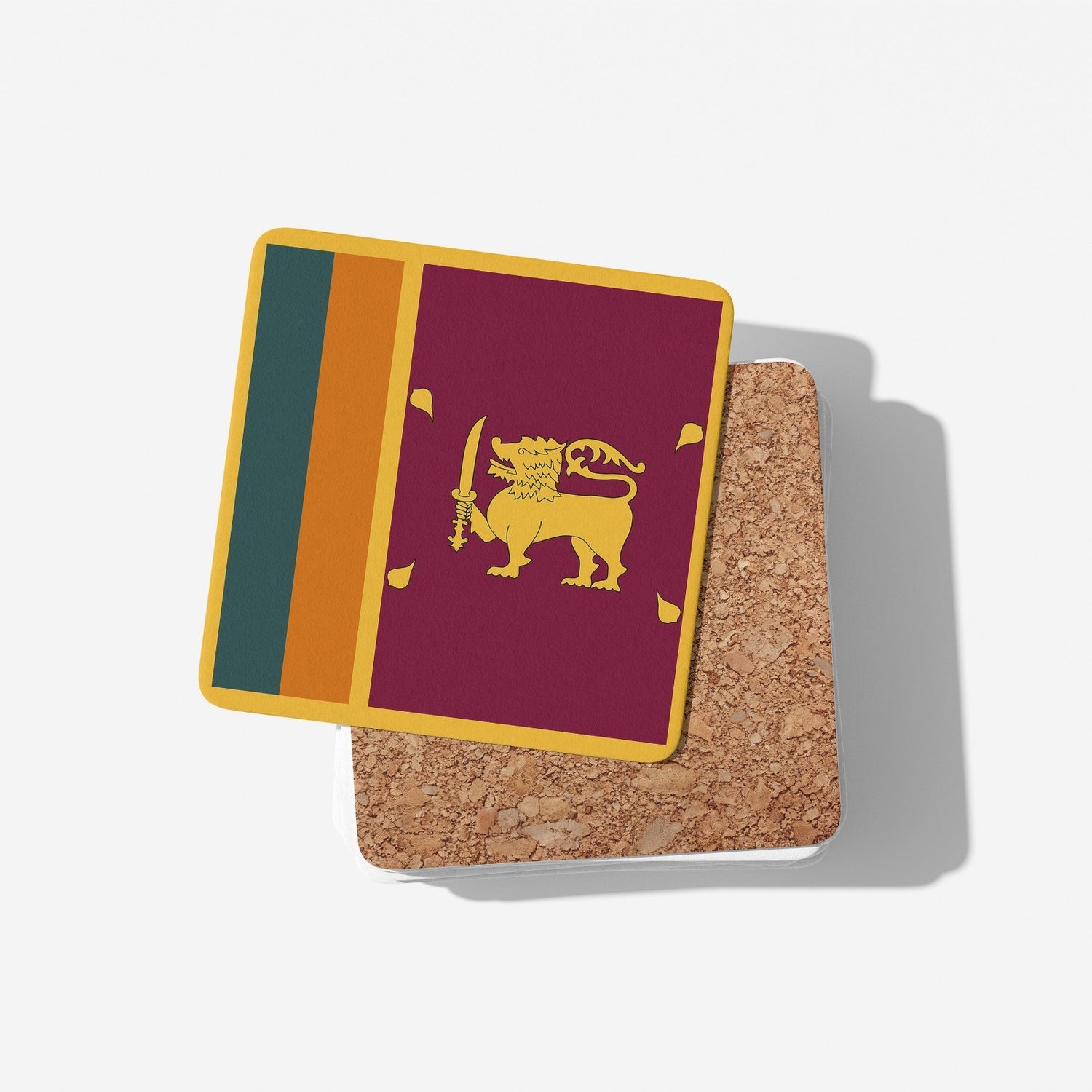 Sri Lanka Flag Design Coffee Tea Mug Cup Set Coaster Gift Him Her Custom Made