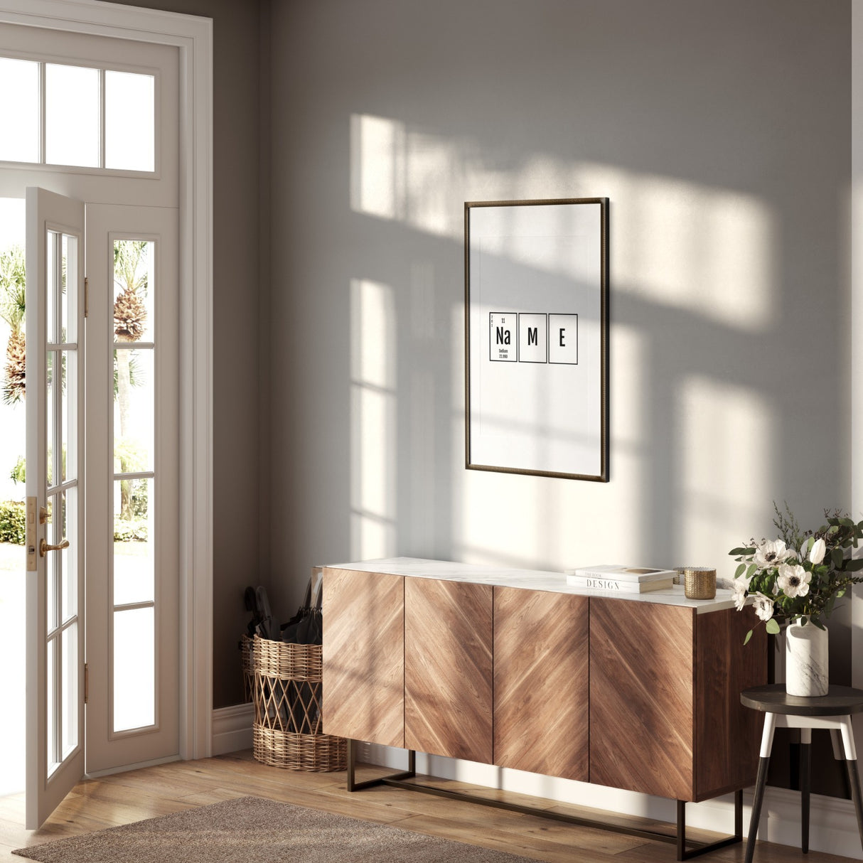 Personalised Science Chemical Alphabet Custom Wall Art Poster  Quality Print