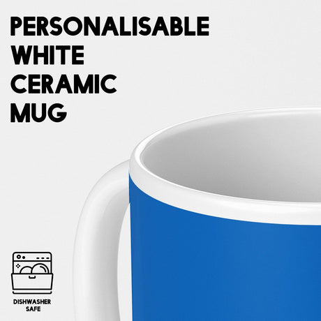 Ukraine Flag Design Patriotic Coffee Tea Mug Cup Set Coaster Gift Him Her Custom