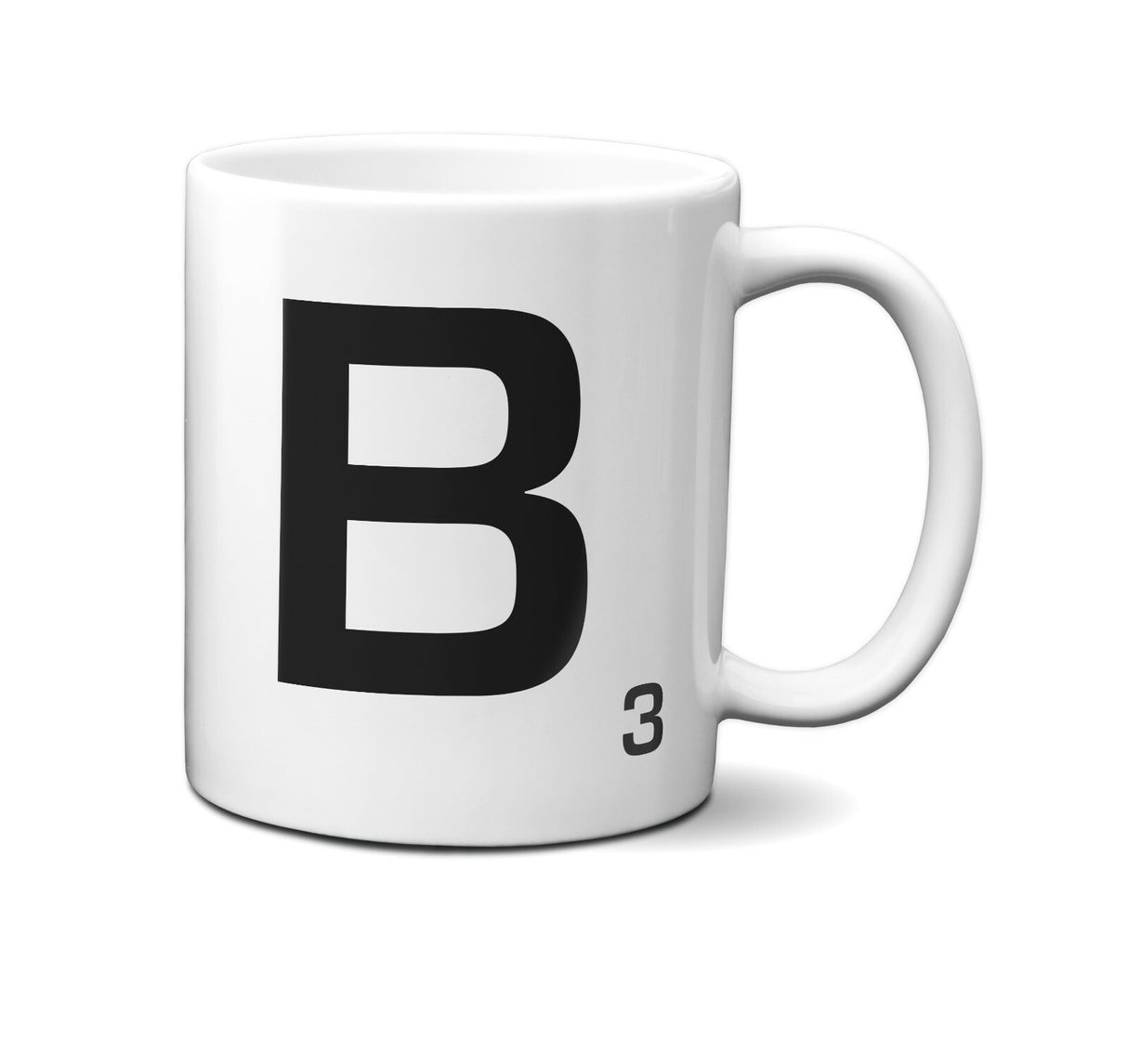 Scrabble Inspired Letter Mug Personalised Gift AZ Letters Gift 11oz Ceramic