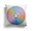 Emotion Wheel Custom Any Colour Novelty Square Filled Cushion Decor Zipped Close