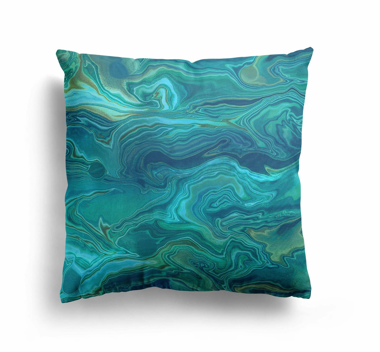 Liquid Marble Custom Design Coloured Novelty Square Filled Cushion Decor Gift