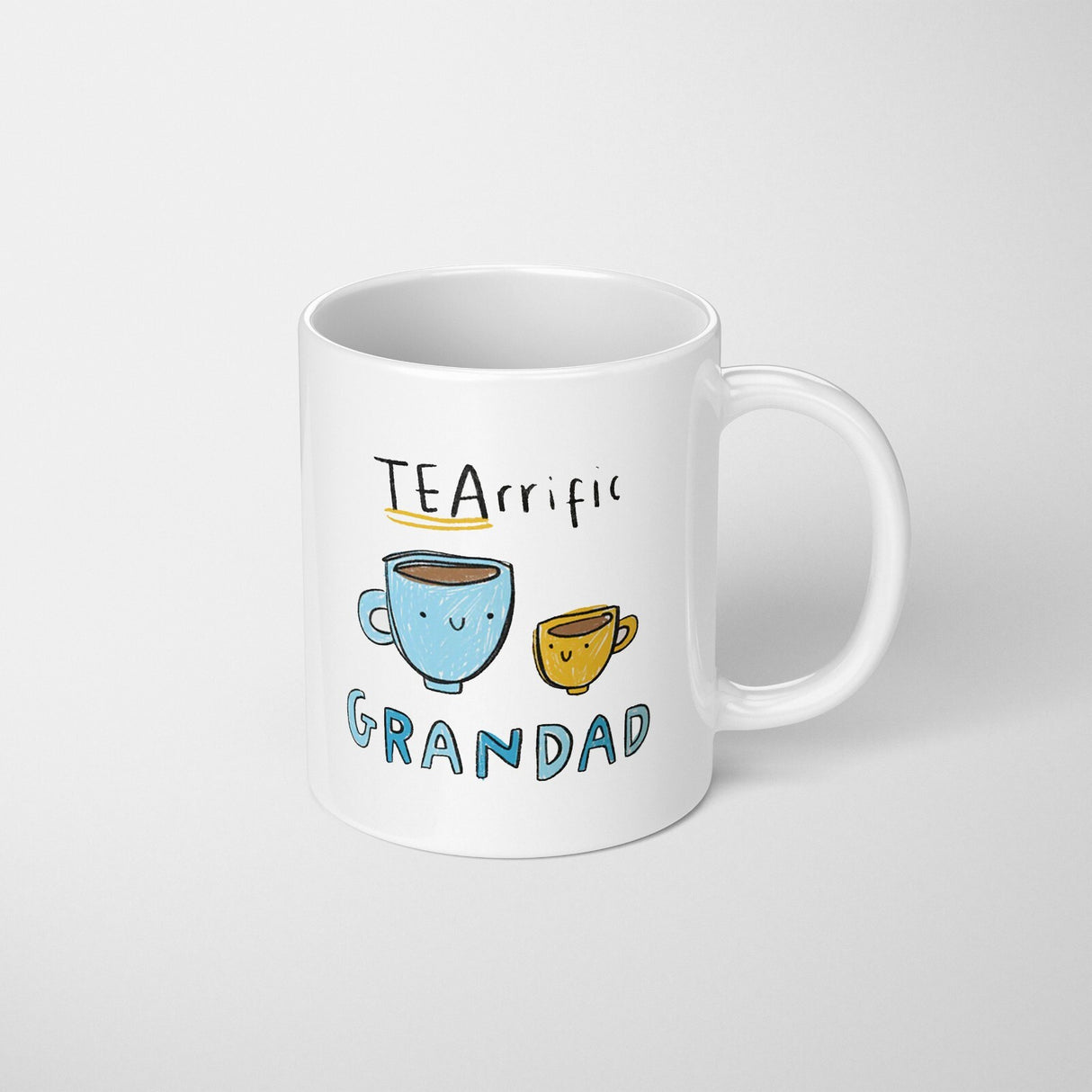 Personalised Text Teariffic Novelty Printed Coffee Tea Mug Coaster Gift Him Her