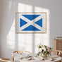 Scotland Flag Scottish Cross Custom Wall Art Poster, Picture Print & Gift Decor