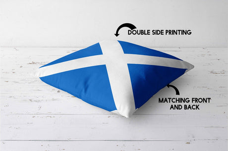 Scotland Flag Scottish Cross Soft Square Filled Cushion Decorative Throw Gift