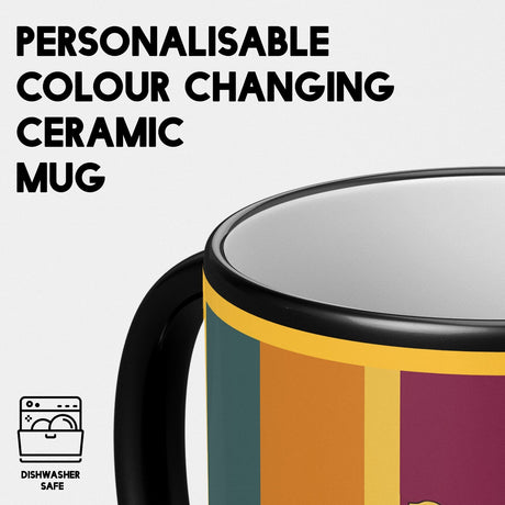 Sri Lanka Flag Design Tea Coffee Gift Heat Sensitive Magic Colour Changing Mug