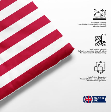 USA Flag America Cot Bed Duvet Cover Toddler Pillowcase Design Gift Custom Cosy
