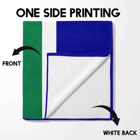 South Africa Flag SA Towel - Highly Absorbent Beach Bath Sheet Custom Soft Gift