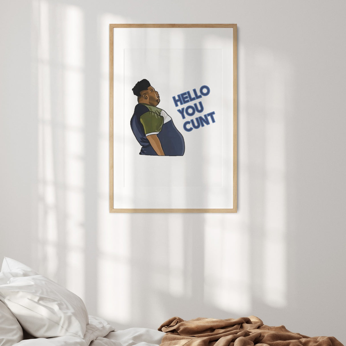 Harvey Hello You C*nt Custom Wall Art Picture Poster – High Quality Print Decor