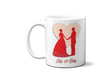 Couples Love Bride Groom Anniversary Coffee Tea 11oz Mug And Coaster Set Option