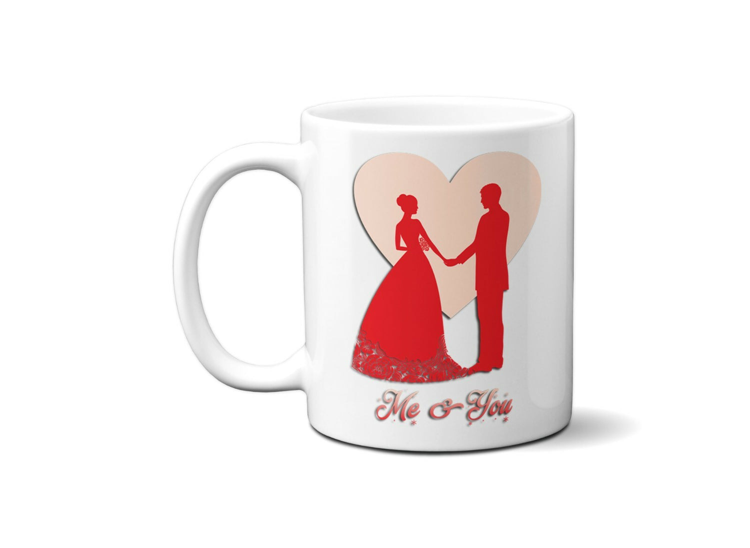 Couples Love Bride Groom Anniversary Coffee Tea 11oz Mug And Coaster Set Option