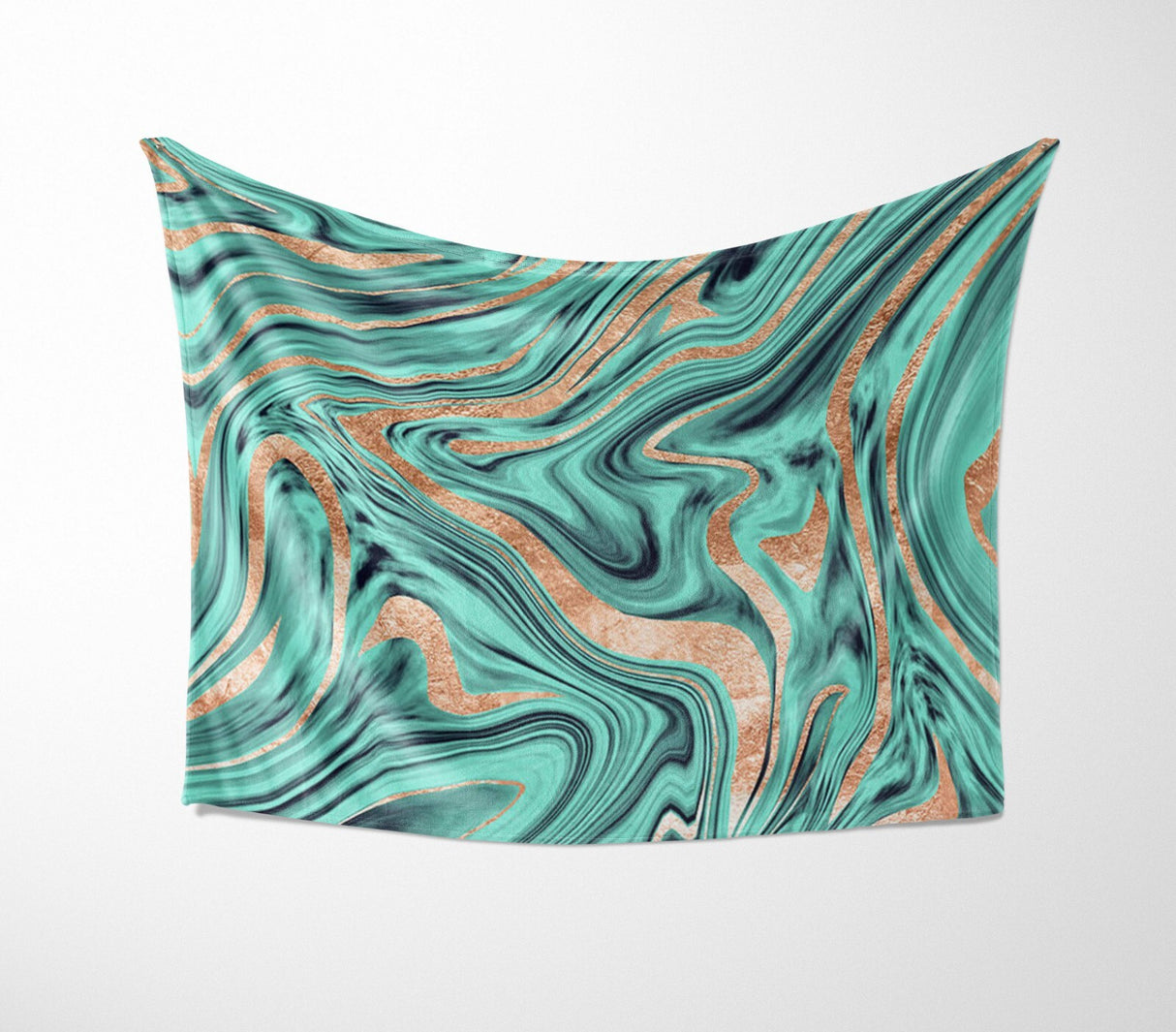 Liquid Marble Abstract  Custom Design Novelty Fleece Mink Blanket Throw Gift