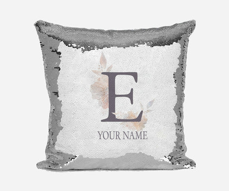 Personalised Misty Dusty Pastel Alphabet Sequin Magic Cushion Cover+Pillow Kids