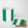 Nigeria Flag Nigerian Design Coffee Tea Mug Cup Set Coaster Gift Him Her Custom