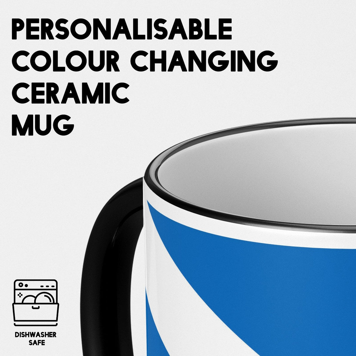 Scotland Flag Scottish Cross Heat Sensitive Magic Colour Changing Novelty Mug