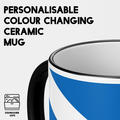 Scotland Flag Scottish Cross Heat Sensitive Magic Colour Changing Novelty Mug