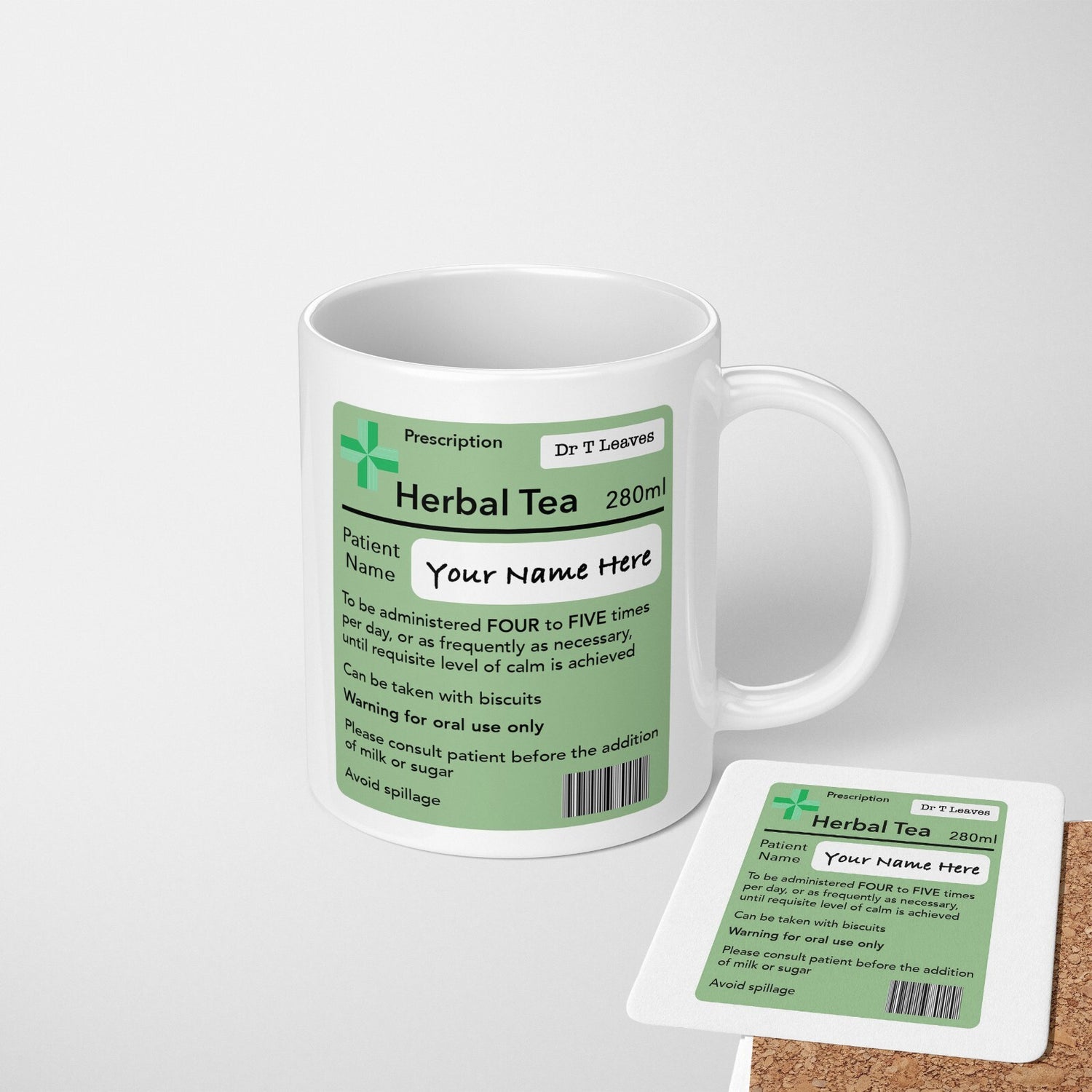 Personalised Funny Prescription Pharmacist Novelty Coffee Tea Mug Gift Him Her