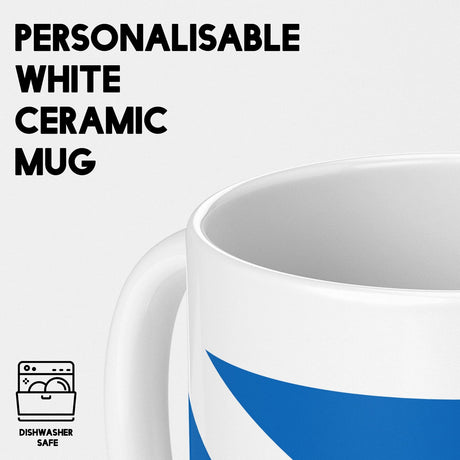 Scotland Flag Scottish Cross Custom Printed Coffee Tea Mug Coaster Gift Him Her