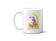 Personalised Name Unicorn Crescent Coffee Tea Mug Gift 11oz Mug + Coaster
