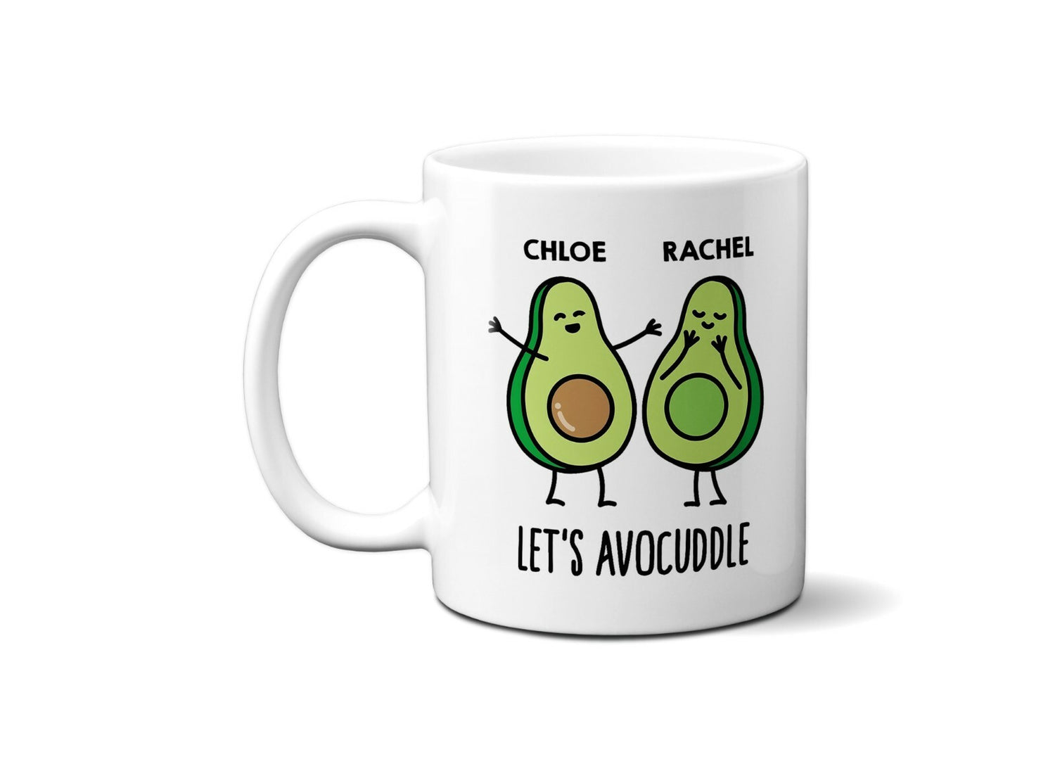 Avocuddle Avacado Funny Pun Joke Coffee Tea Mug Gift 11oz Ceramic Mug