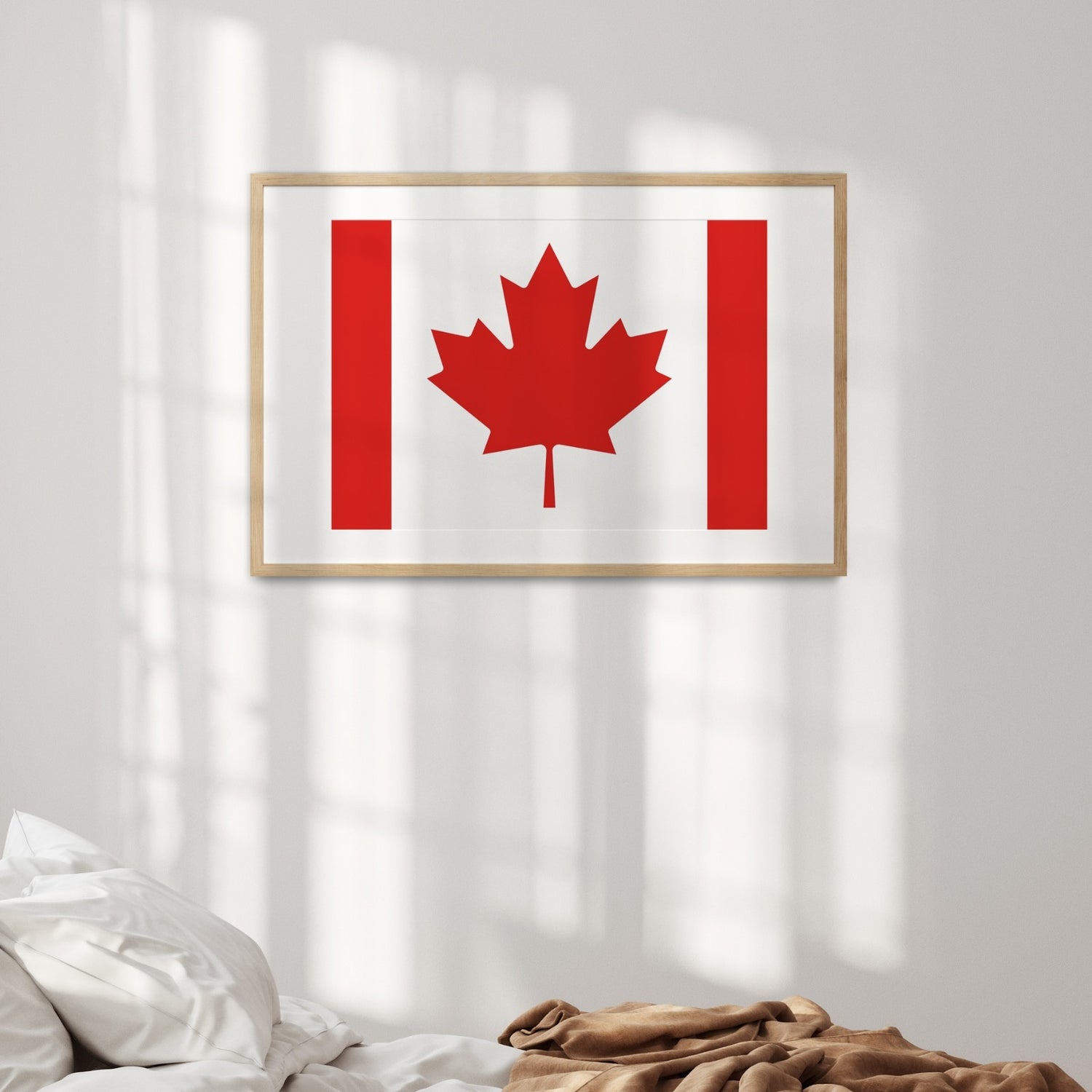 Canada Flag Canadian Custom Wall Art Poster Picture Print Decor Patriotic Home