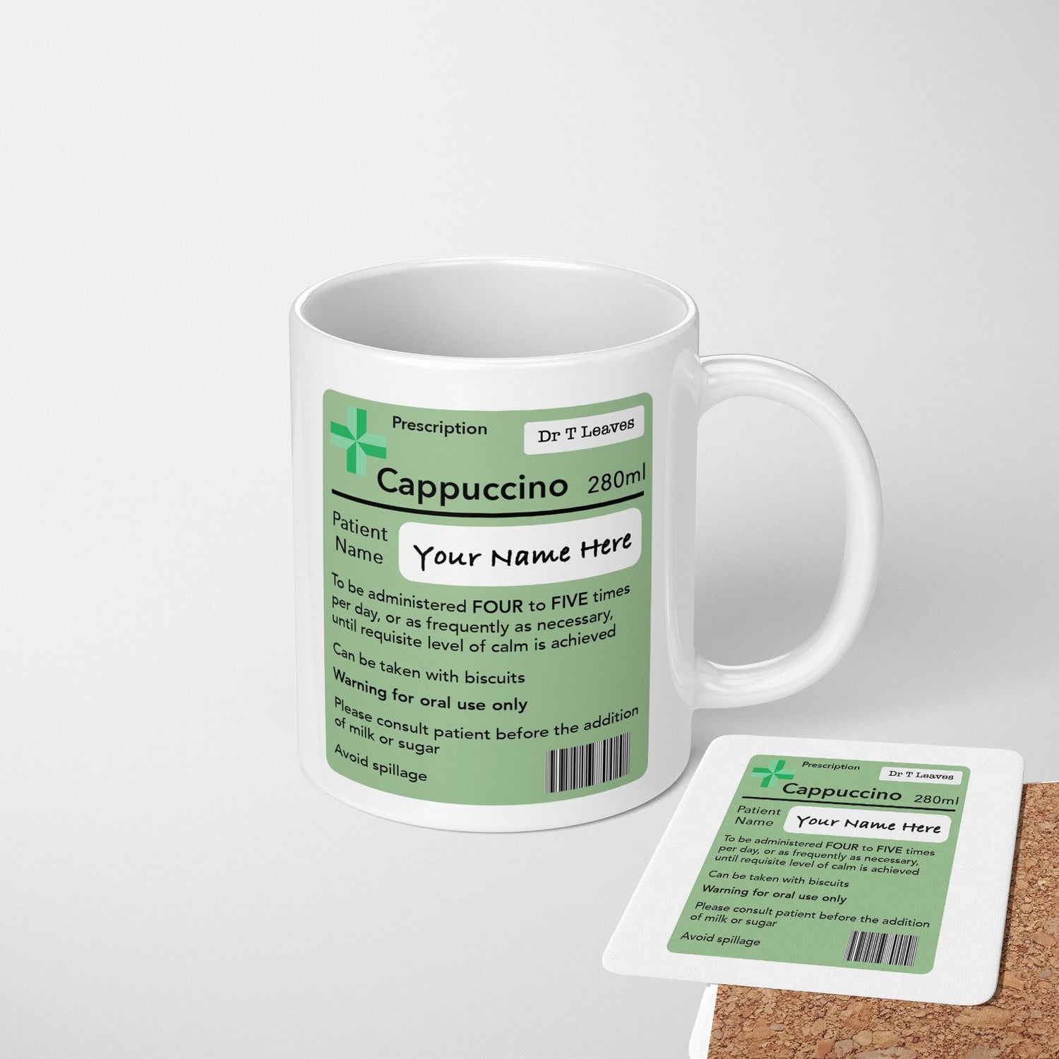 Personalised Funny Prescription Pharmacist Novelty Coffee Tea Mug Gift Him Her