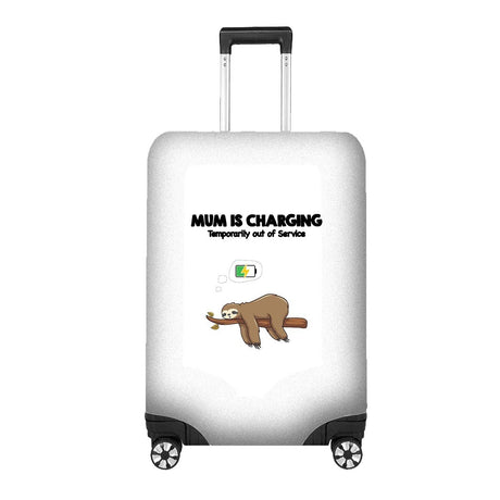 Mum is Charging Funny Animal Novelty Custom Luggage Cover Personalise Suitcase