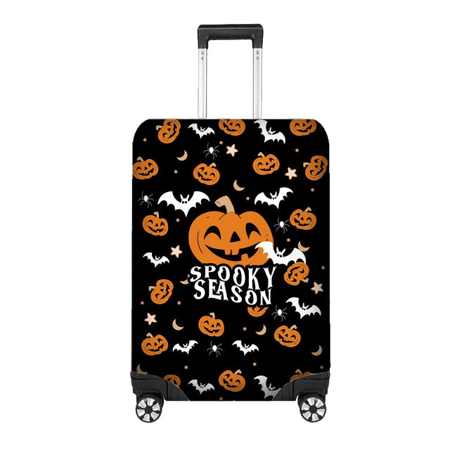 Halloween Spooky Season Pumpkin Custom Luggage Cover Suitcase Protector Gift