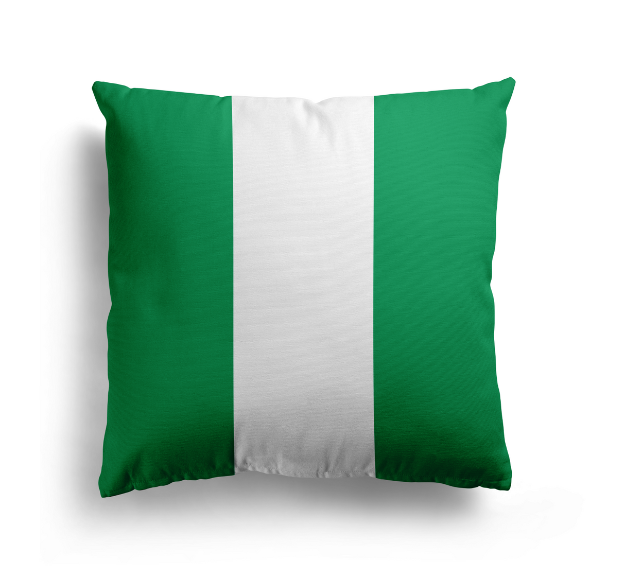 Nigeria Flag Nigerian Design Filled Square Cushion Decorative Throw Gift Size