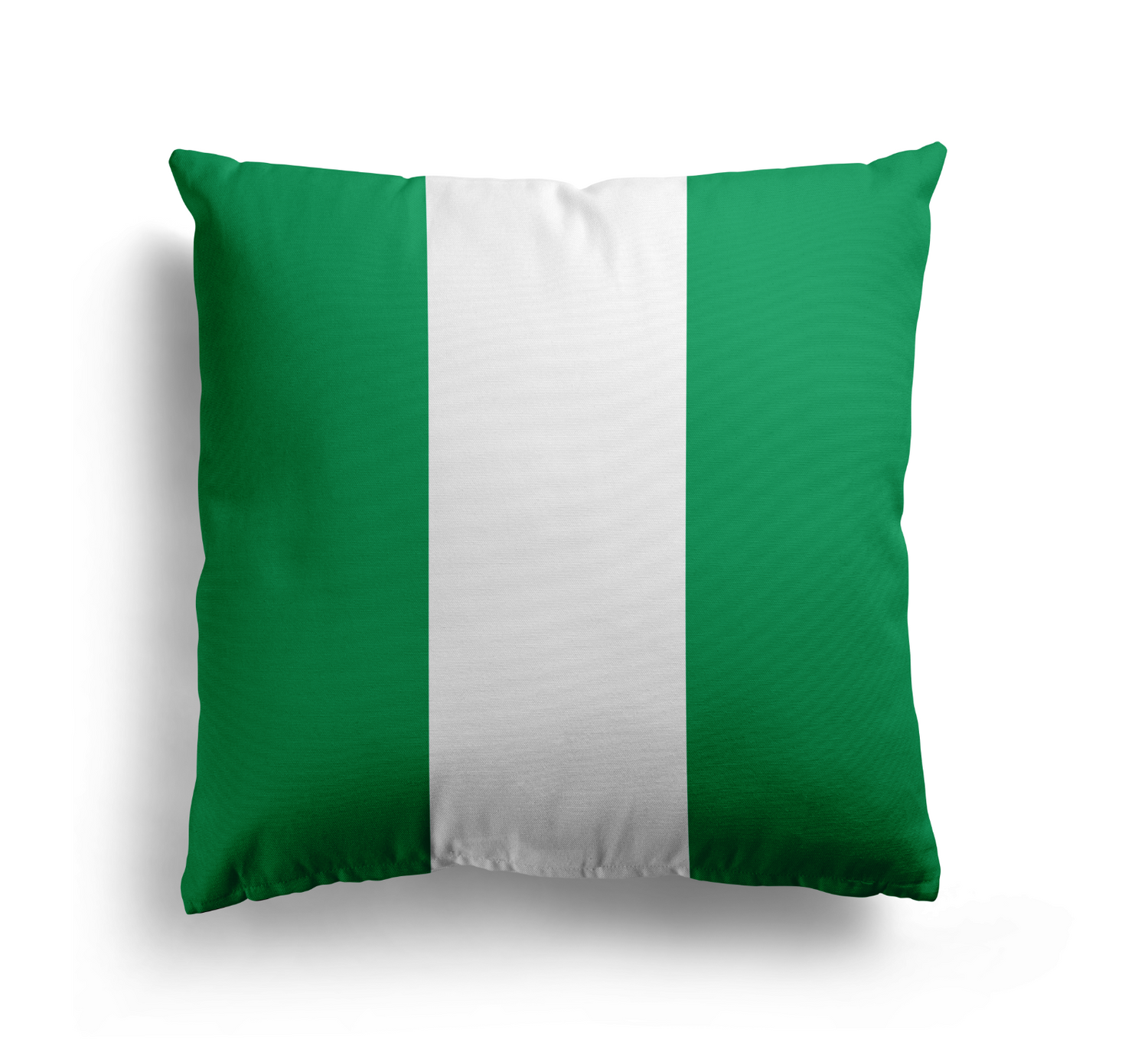 Nigeria Flag Nigerian Design Filled Square Cushion Decorative Throw Gift Size