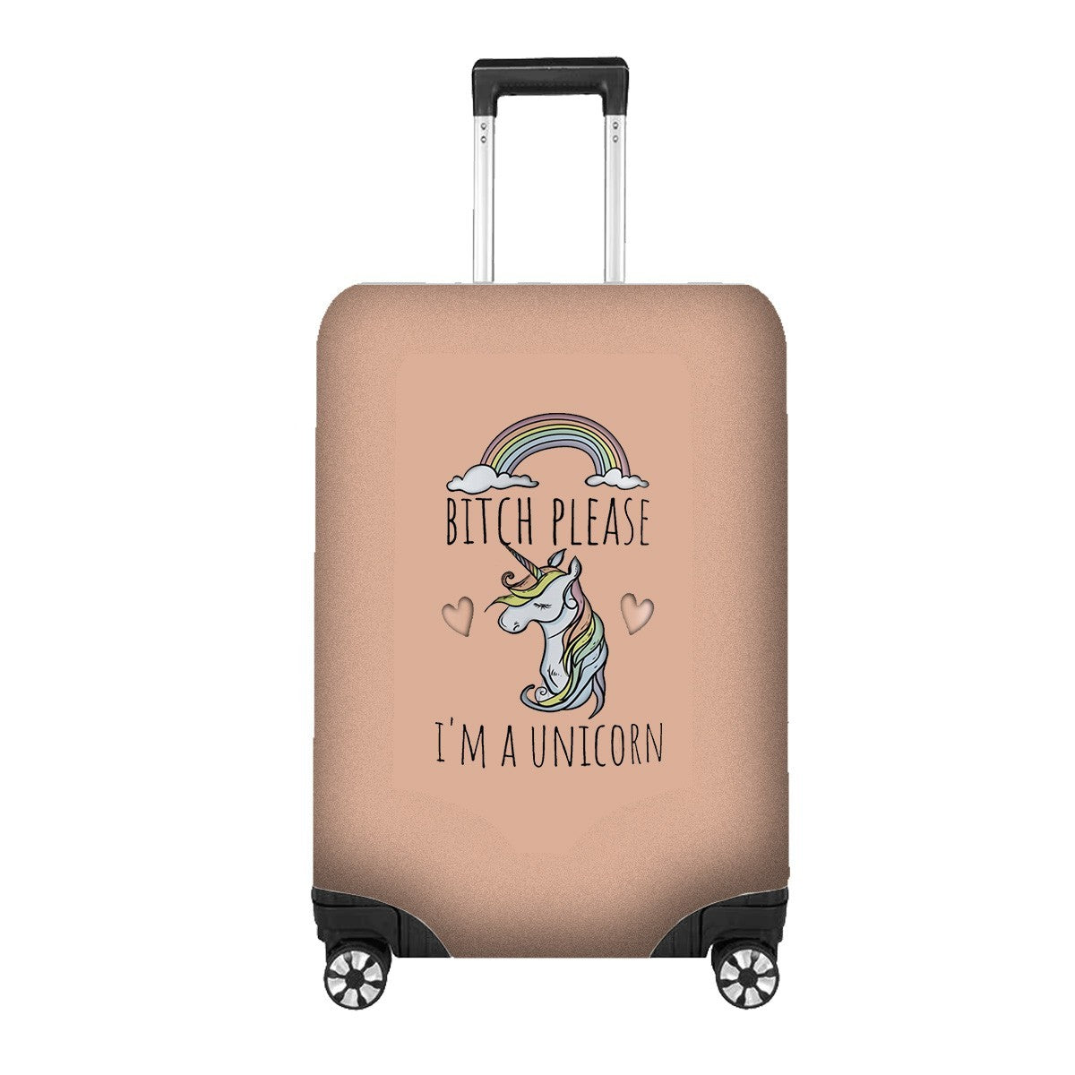 B*itch Please I'm a Unicorn Luggage Cover – Gift Personalised Suitcase Protector