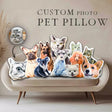 Personalised 3D Pet Cushion Pillow Photo Upload Custom Gift Pet Lovers & Owners