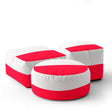 Poland Flag Polish Design Ottoman Filled Pouffe Footrest Washable Cover Custom