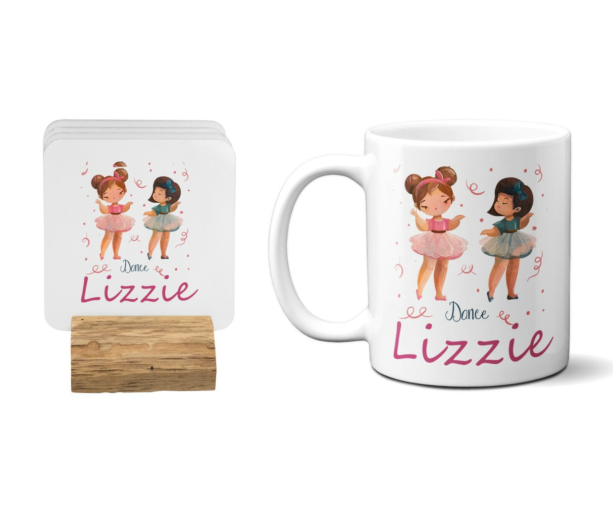 Girls Dance Party Coffee Tea Mug 11oz Mug And Coaster Set Option