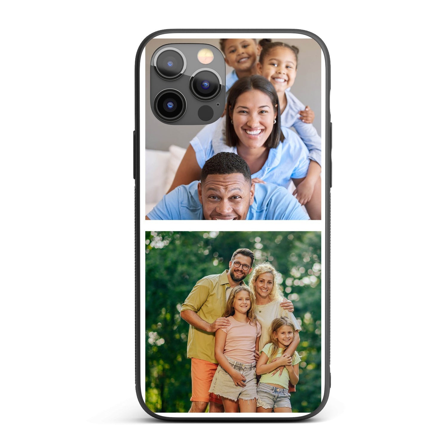 Upload Your Own Photo Design Personalised Printed iPhone Black Case Custom Made