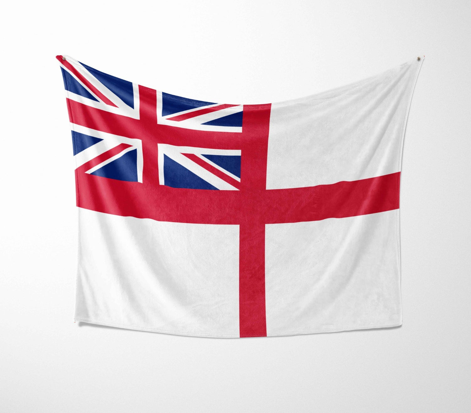 Royal Navy Flag Military Fleece Blanket - Home Decor Throw Gift Custom Made Soft