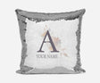 Personalised Misty Dusty Pastel Alphabet Sequin Magic Cushion Cover+Pillow Kids