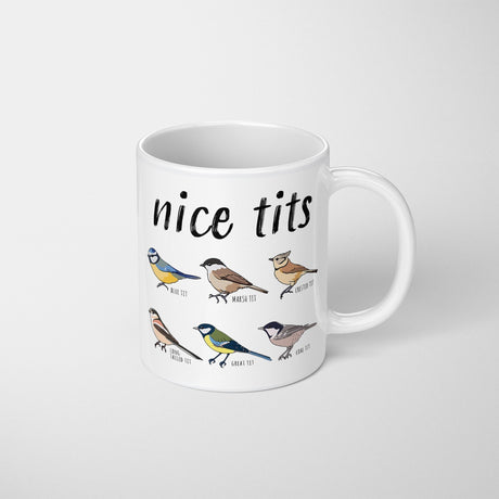 Nice Birds Bird Prank Funny Cheeky Novelty Tea Coffee Mug Gift Present Him Her