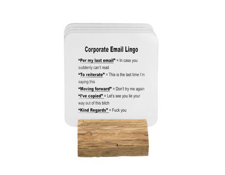 Corporate Email Office Words Lingo Coffee Tea Mug Gift 11oz Ceramic Mug