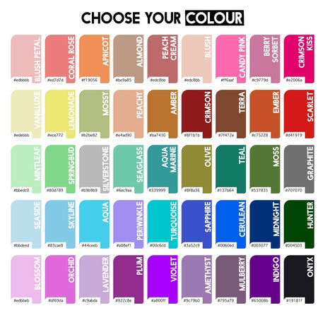 Personalised Any Name Crayon Custom Colour Ottoman Filled Pouffe Washable Cover