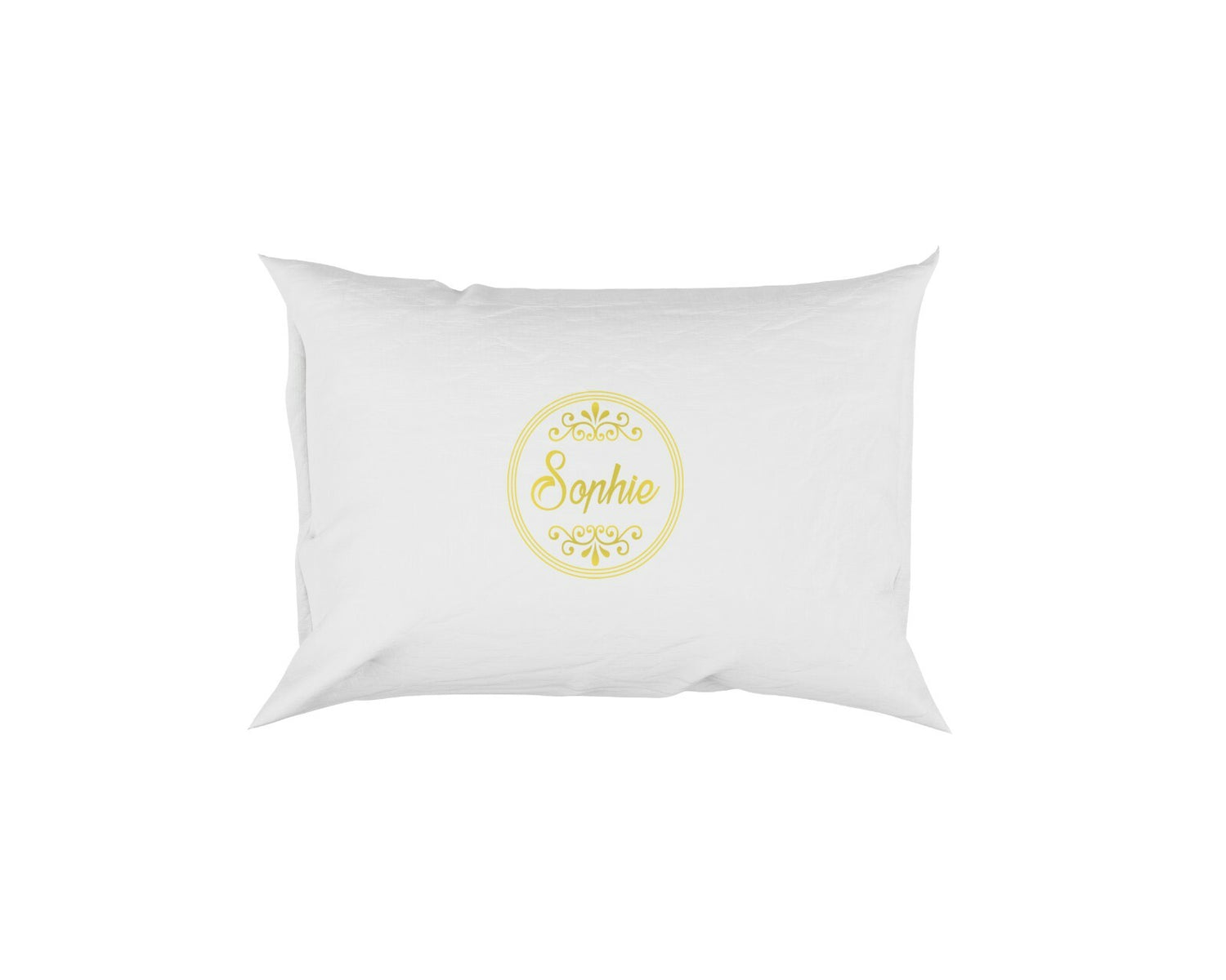 Circle Border With Scroll Soft Pillowcase Pillow Case Cover