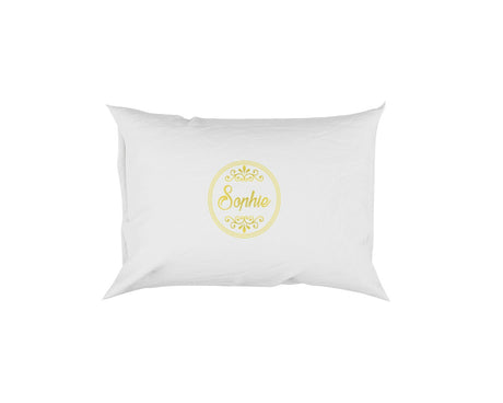Circle Border With Scroll Soft Pillowcase Pillow Case Cover