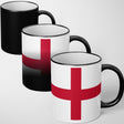 England Flag St George's Cross Heat Sensitive Magic Colour Changing Novelty Mug