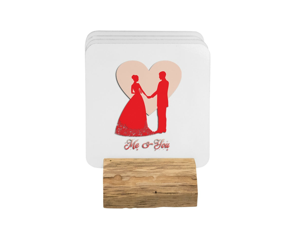 Couples Love Bride Groom Anniversary Coffee Tea 11oz Mug And Coaster Set Option