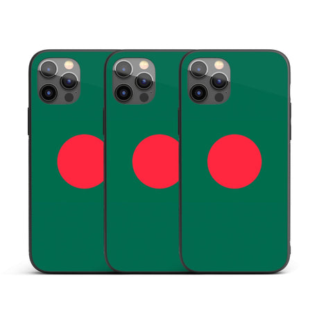 Bangladesh Flag Design Printed iPhone Case Black TPU Cover Protector Custom Gift