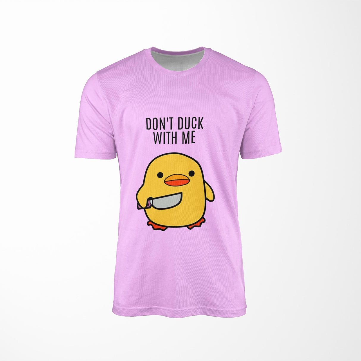 Personalised Dont Duck With Me Design Custom T-Shirt Choose Colour Unisex