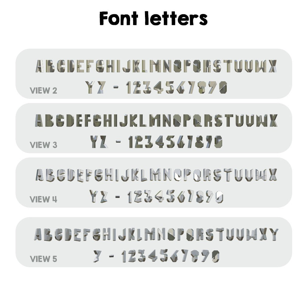 Personalised Geometal 3D Any Name Print Soft Single Size Novelty Bed Duvet Cover