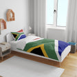 South Africa Flag Cot Bed Duvet Cover Toddler Pillowcase Design Gift Custom Cosy