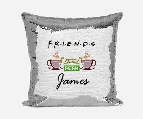 Personalised Name Shiny Sequin Magic Friends Inspired Cushion Cover + Pillow